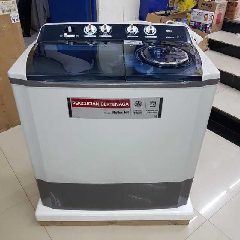 MESIN CUCI LG 2 TABUNG 14KG P1400RT TWINTUB 420WATT (KHUSUS BANDUNG)