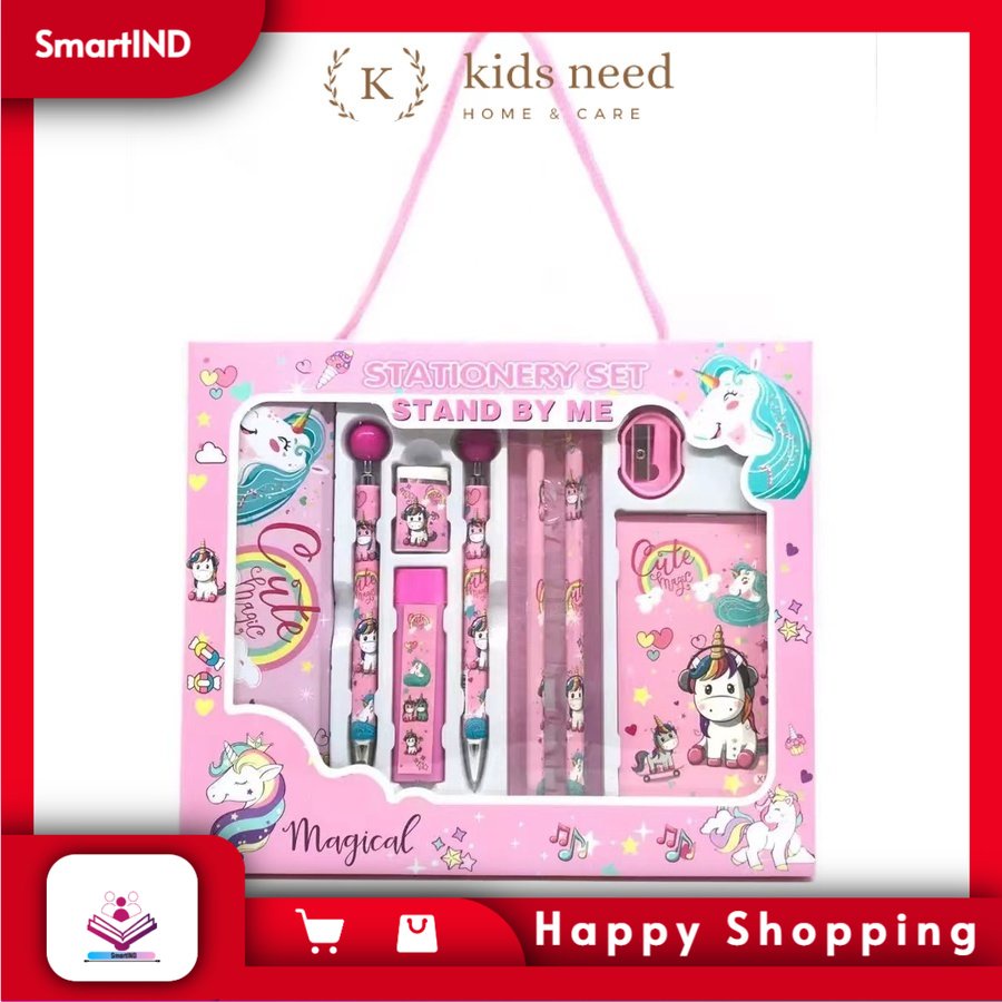 

Paket alat tulis 10 in1 / Alat tulis set karakter / Stationery set Lucu Hadiah