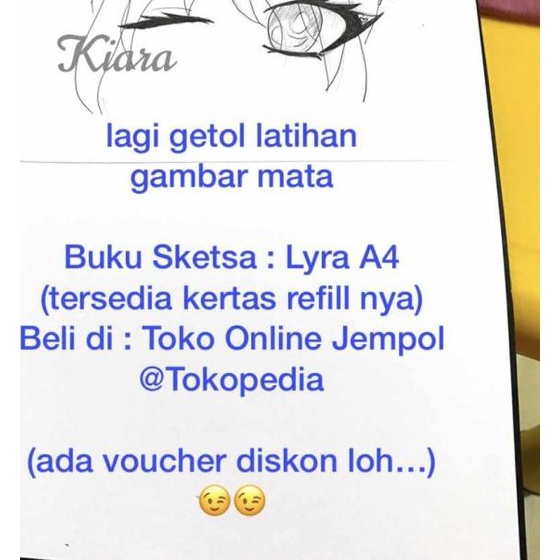 

ATK0667LR A4 Sketch Book LYRA 9210260 buku sketsa gambar bisa refill