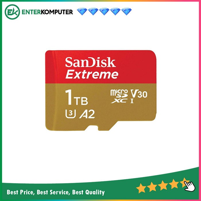 Sandisk MicroSDXC Extreme 1TB U3 A2 4K V30 - SDSQXAV-1T00