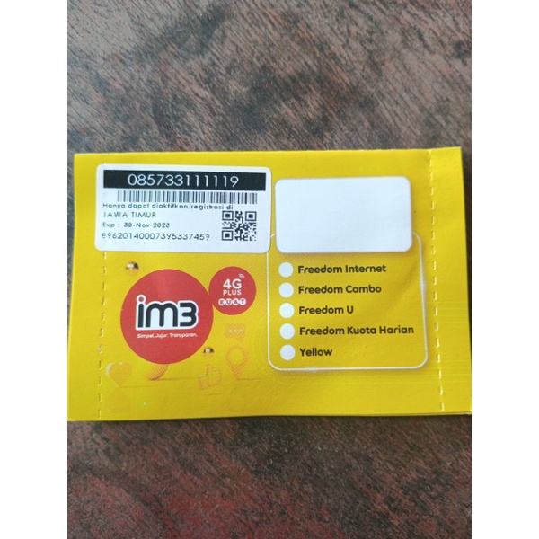 Perdana Indosat No Cantik (Jatim)