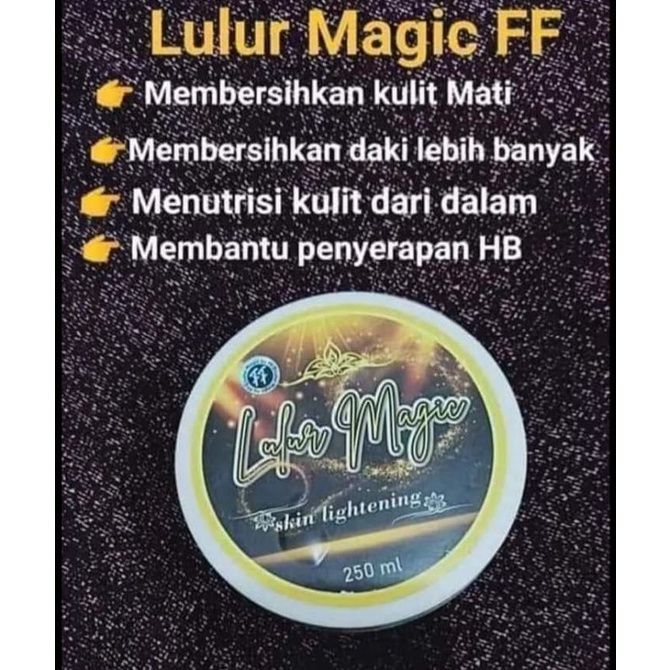 Lulur magic pencerah kulit halus dan sehat viral original