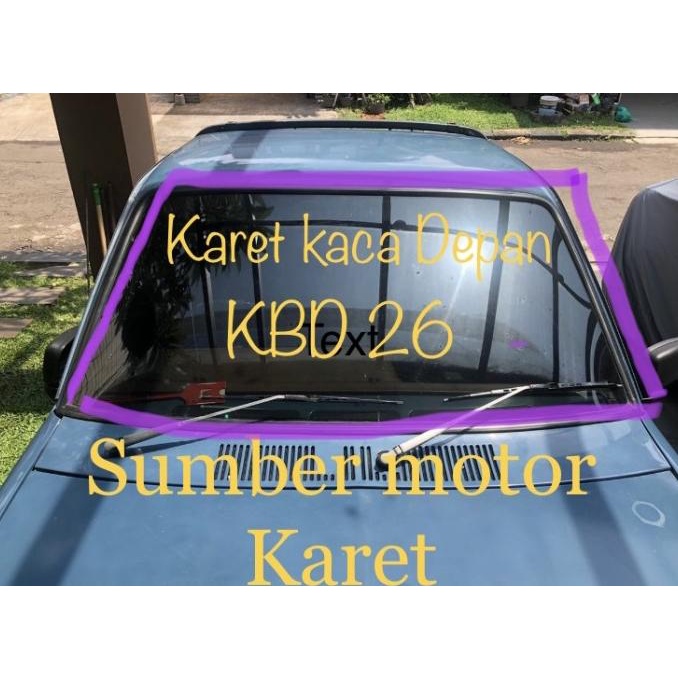 Karet Kaca Depan Chevrolet Luv Kbd 26