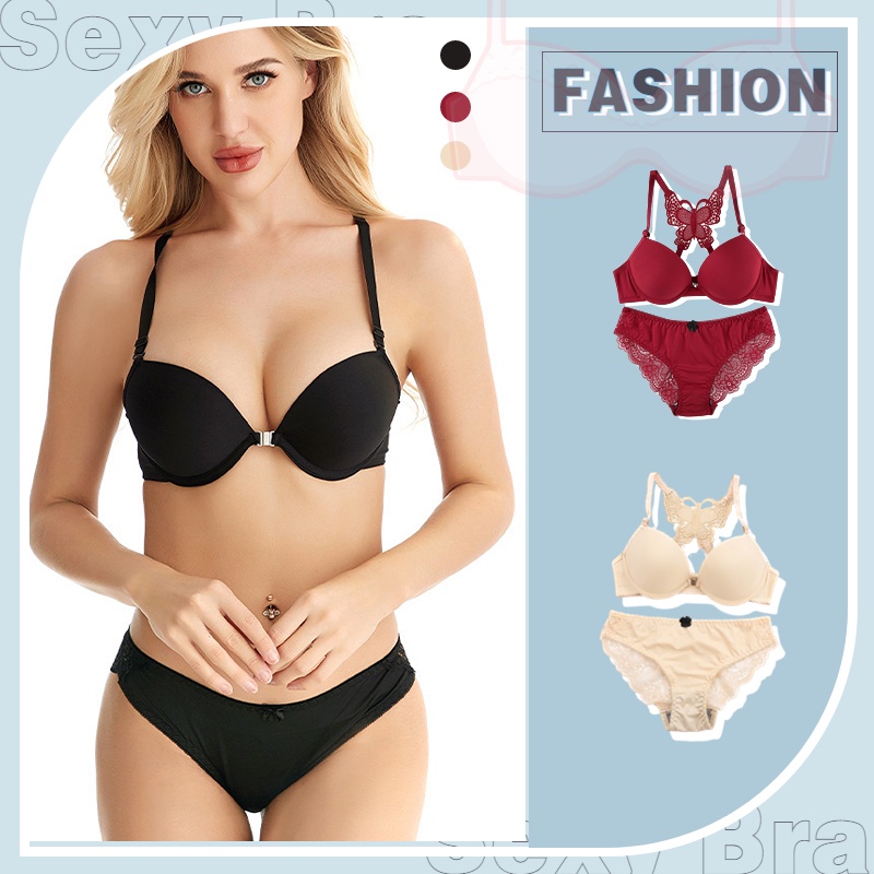 Push Up Bra Set Pretty Wear Tali bahu yang bisa dilepas