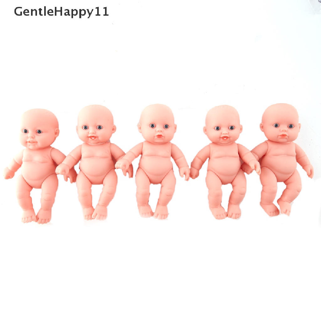 GentleHappy 12cm Realistic Baby Doll Vinyl Newborn Infant Simulation Model Kids Toys Gift id
