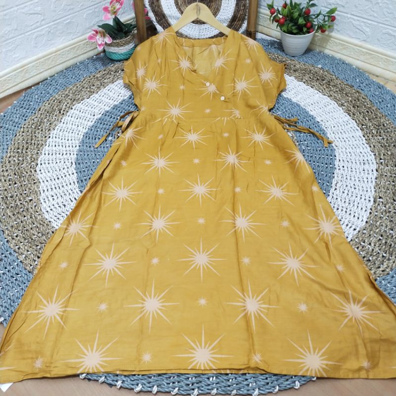 DASTER KIMONO PENDEK || DRESS KIMONO || HOMEDRESS KIMONO KEKINIAN-Bintang 5