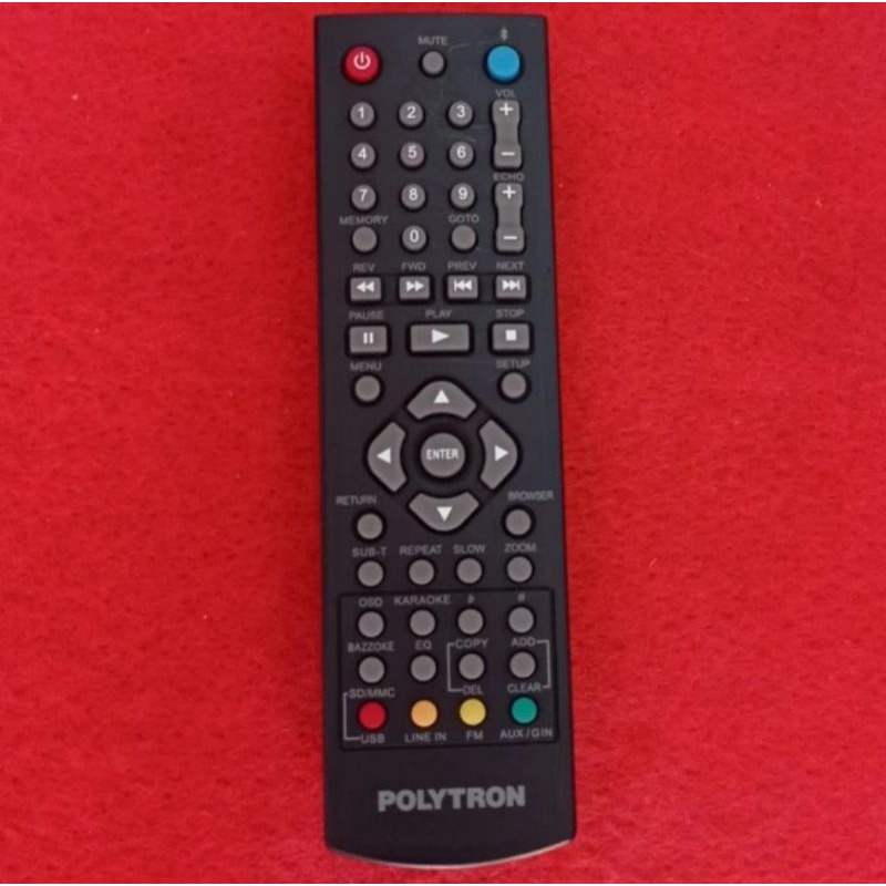 REMOT HOME THEATER BLUETOOTH POLYTRON ORIGINAL