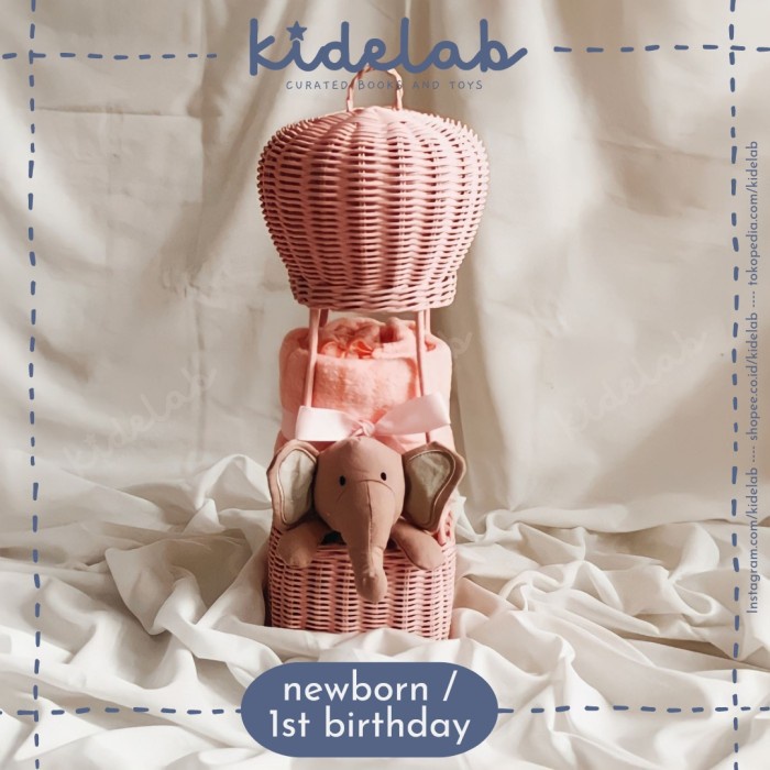

(COD) HAMPER ROTAN KADO BAYI, anak 1-6 tahun mainan buku edukasi montessori - GIRL A
