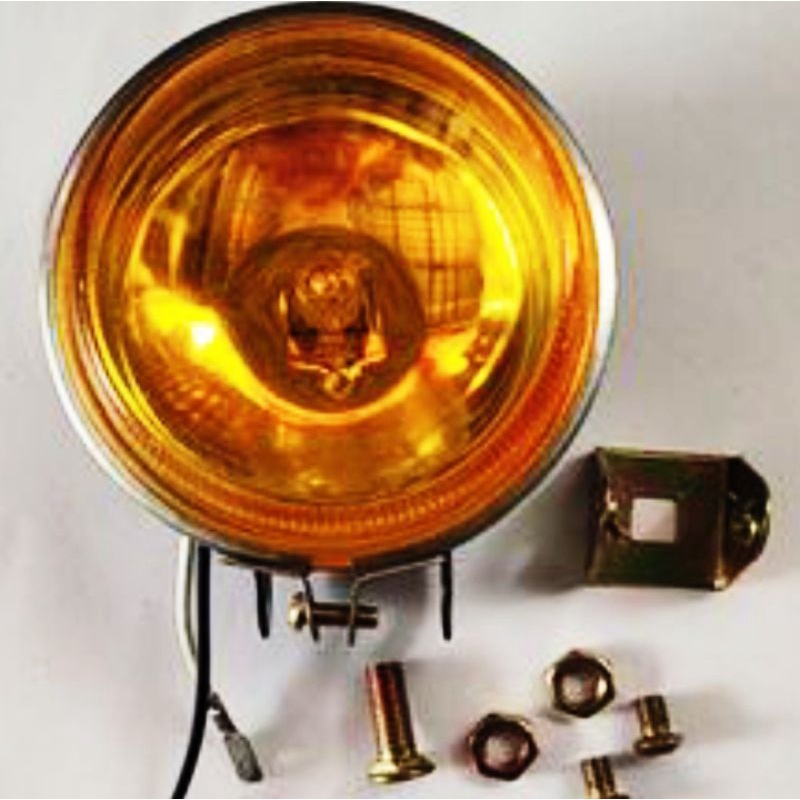 LAMPU HALOGEN BULAT CAHAYA KUNING 24VOLT