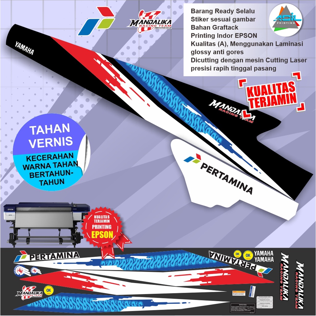 STRIFING YAMAHA ALFA 92 LIMITED STIKER YAMAHA ALFA 88 LIMITED LOGO YAMAHA ALFA 92 LIMITED