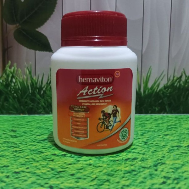 Hemaviton Action Total Care ImunUp Botol isi 30 Kapsul