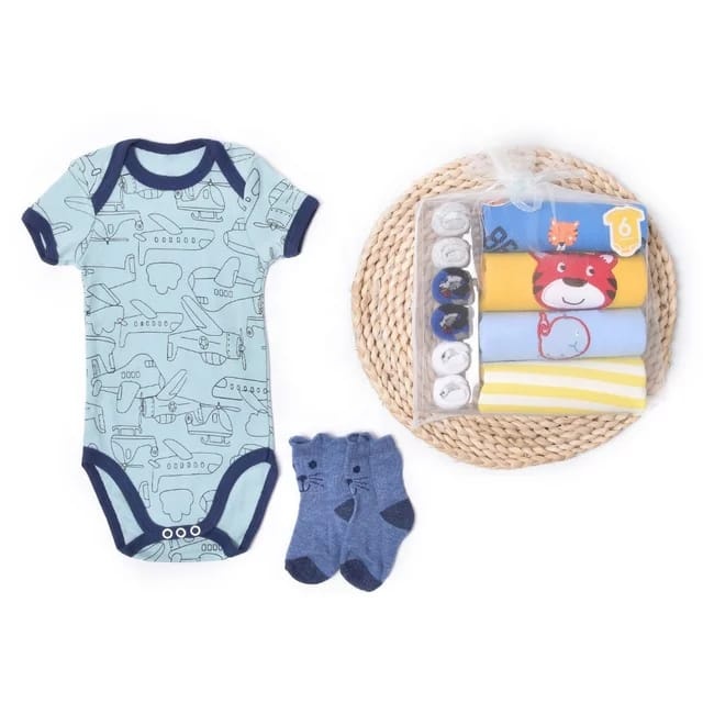 10in1 Set Jumper Bayi (4pcs) + Kaos Kaki Bayi (6psg) Carter Love SNI / Baby Giftset Kado Bayi