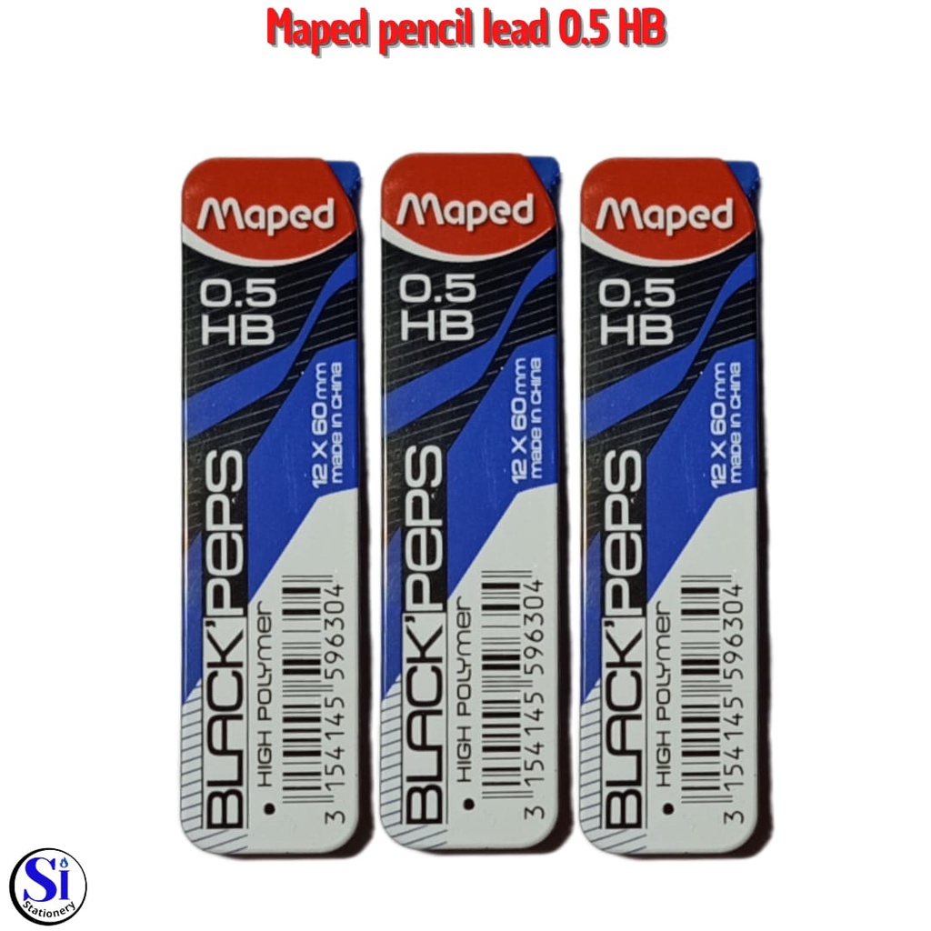

Isi Pensil Mekanik Maped Lead 0.5 HB/Refill Pensil Mekanik