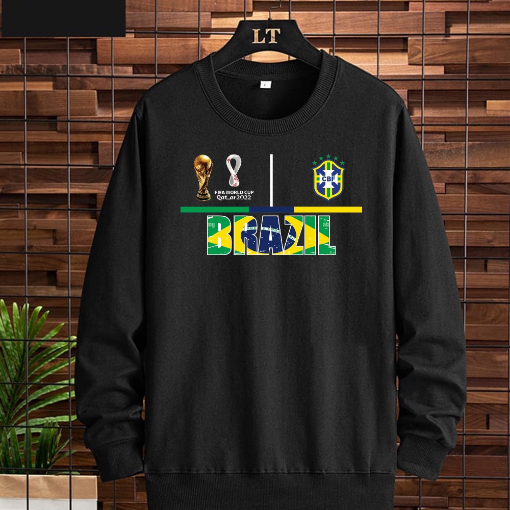 SWEATER PRIA / WANITA /UNISEX EDISI KHUSUS PIALA DUNIA 2022 BRAZIL