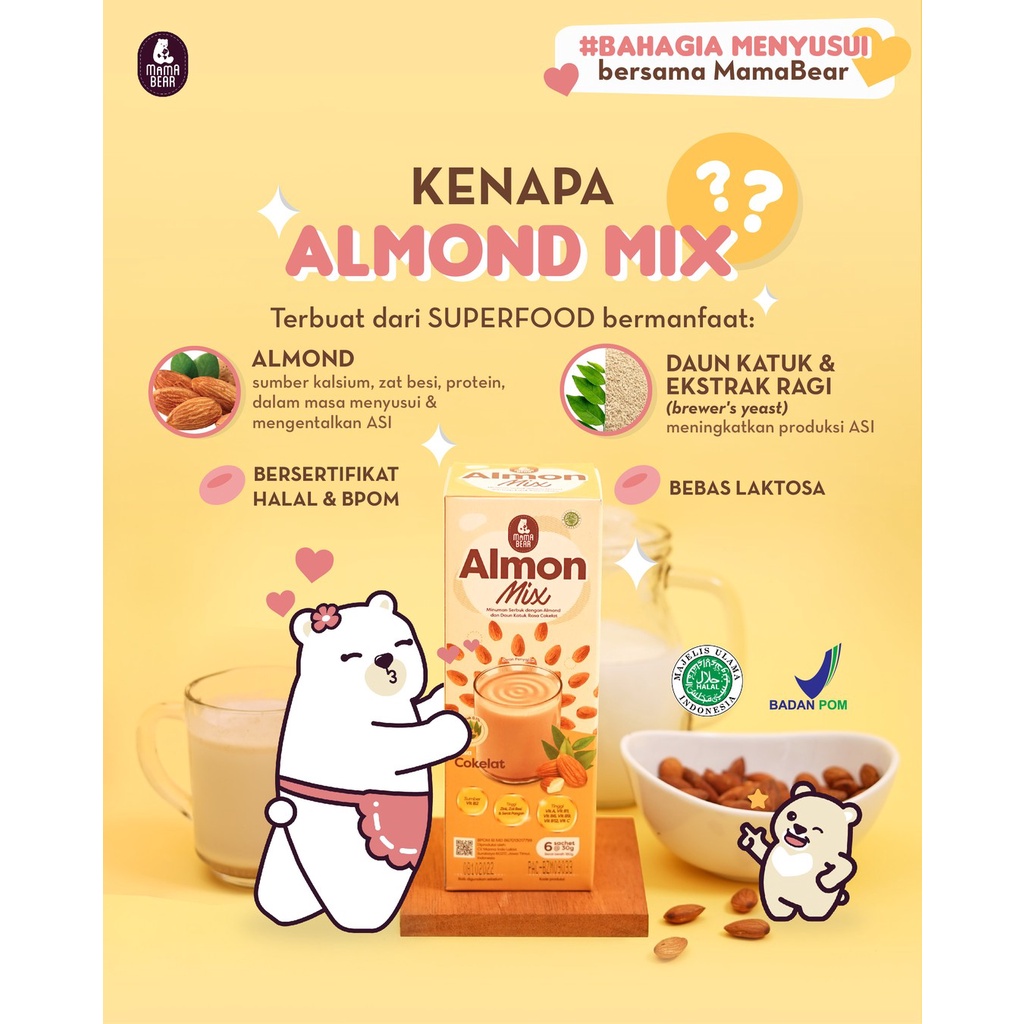 MamaBear Almon Mix | Pelancar ASI | ASI Booster