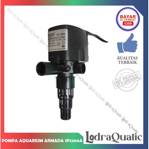 PROMO MURAH POMPA AQUARIUM ARMADA 1200 NAIK 1 METER 1000 LITER FILTER AQUARIUM KECIL WATER PUMP HIDROPONIK HEMAT ENERGY POMPA AQUARIUM LOW WATT FILTER AQUASCAPE