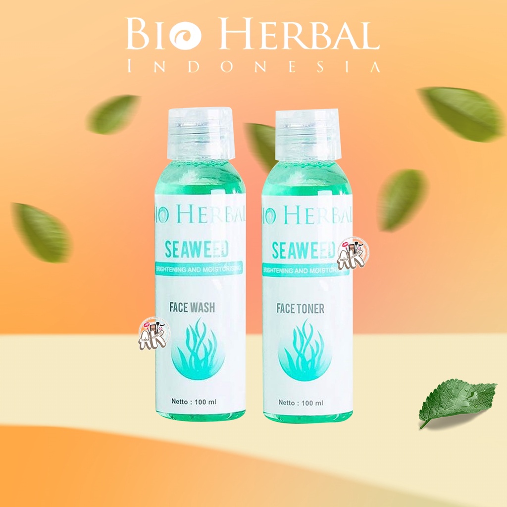 BIO HERBAL SEAWEED SERIES ( FACE TONER / FACE WASH ) 100ML