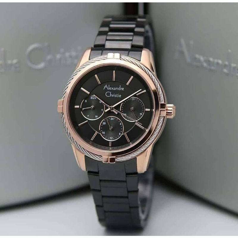 Jam Tangan Wanita Alexandre Christie Original AC2843BF