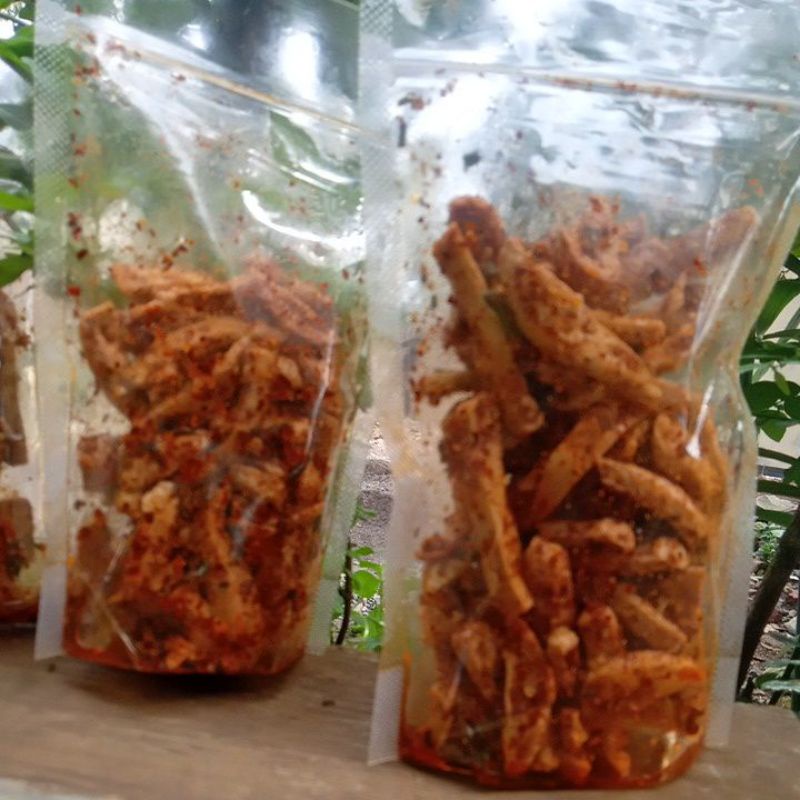 

Basreng pedas xtra daun jeruk 100grm