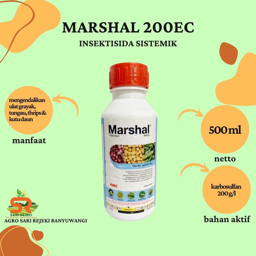 MARSHAL 200EC 500ML INSEKTISIDA SISTEMIK