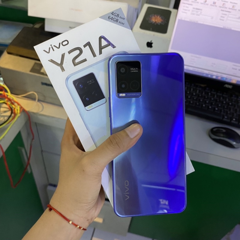 Vivo Y21A 4/64gb second bekas pakai normal fullset original resmi