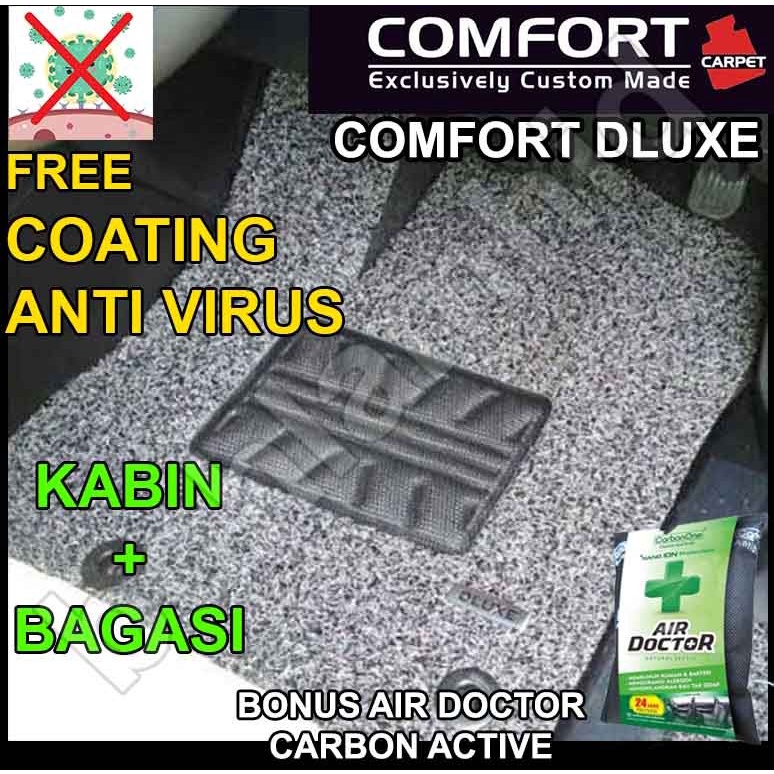 Karpet Mazda 2 skyactiv 2013-Up Comfort Dluxe Heelpad 2baris bagasi