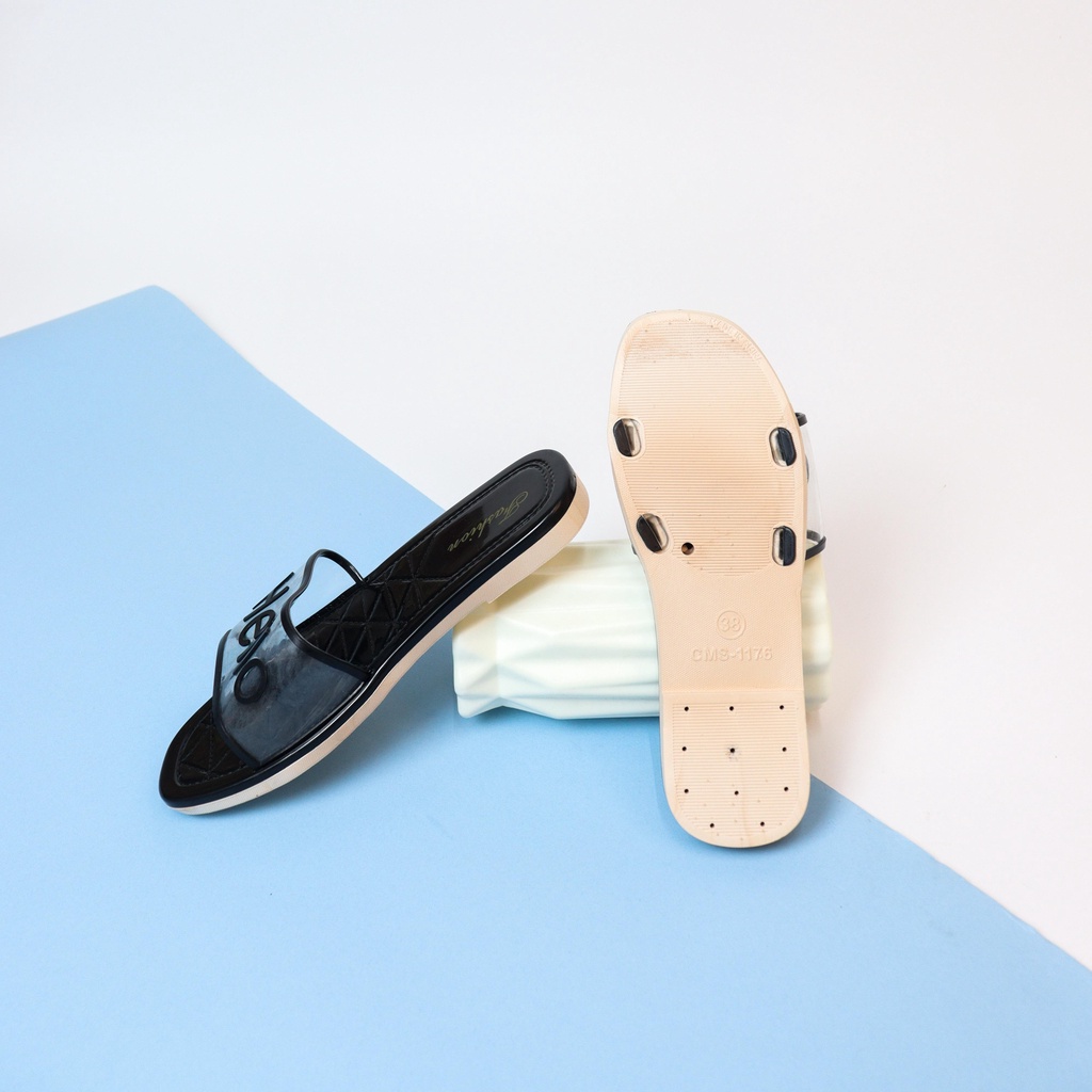 Lumi Sandal Selop Wanita Slip On Teplek - Demorin