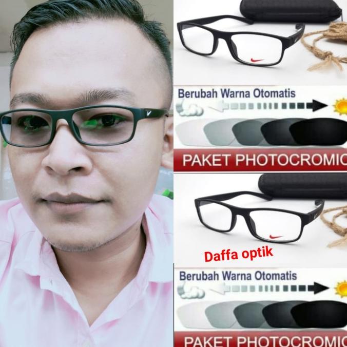 TERBAIK KACAMATA FRAME NIKE SPORT 7090 + LENSA PHOTOCROMIC GRAY DISCOUNT
