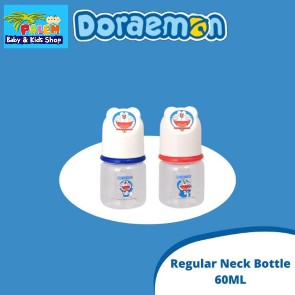 Doraemon Botol Susu Bayi Regular Round Bottle With Handle 125ml - 250ml Bunny - 60ML DB122