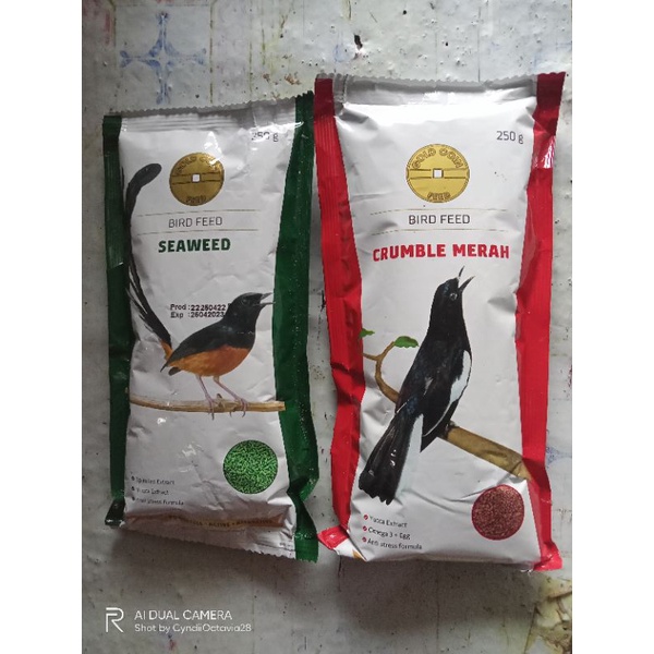 Gold Coin Pakan Burung Kacer Dan Burung Murai 250gr