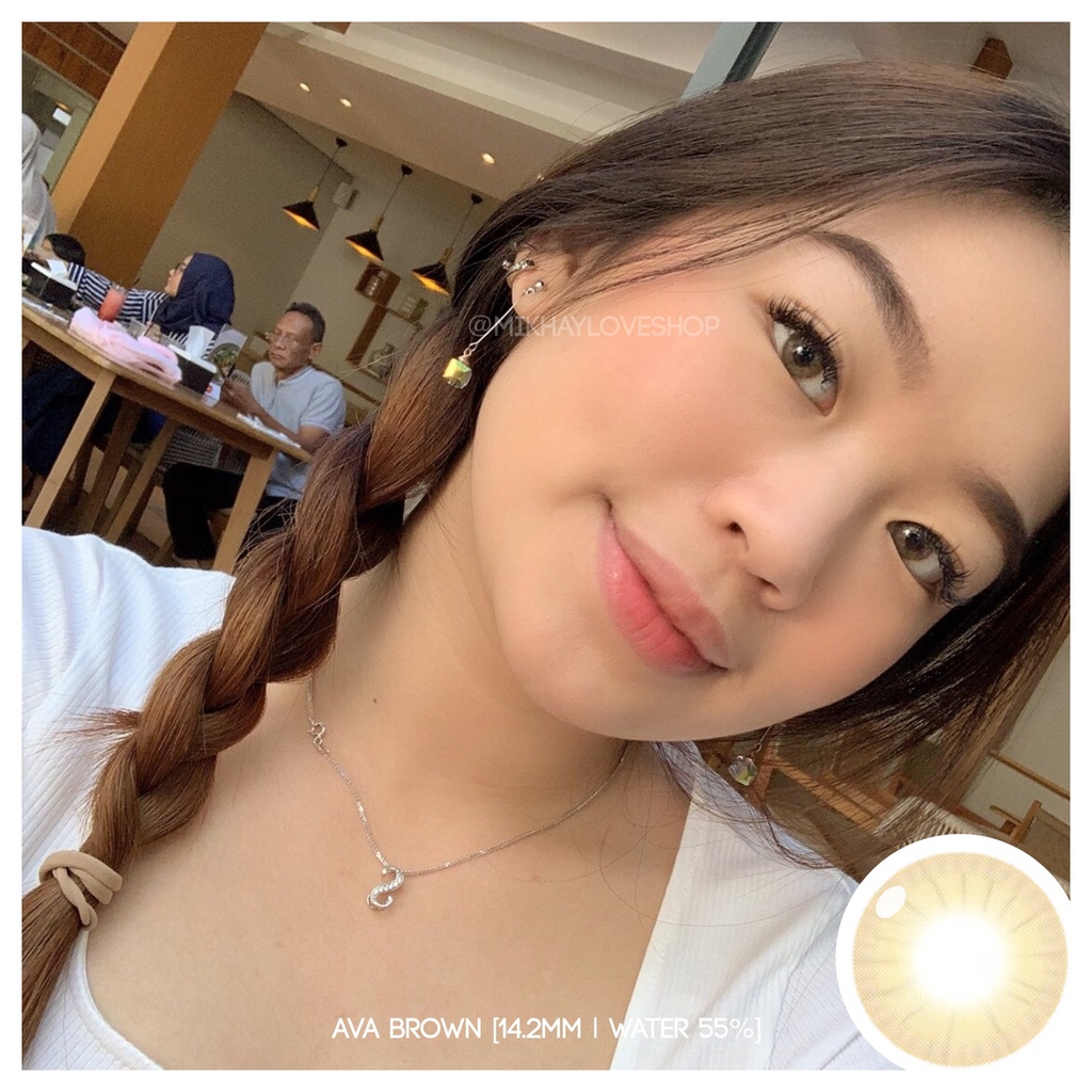 MIKHAYLOVESHOP Softlens Ava Brown | Kittykawaii