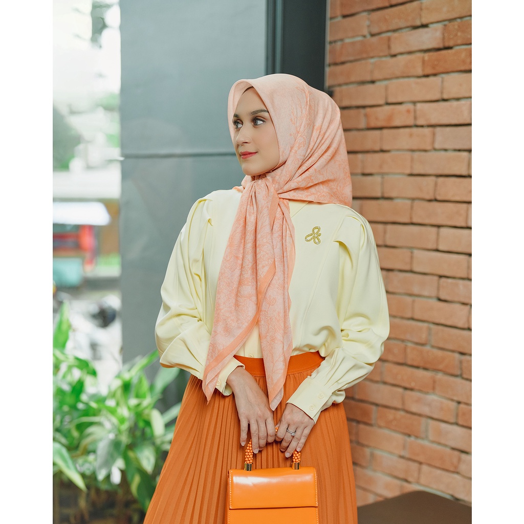 ARSSCARF Amelia - Papaya (Voal Square)