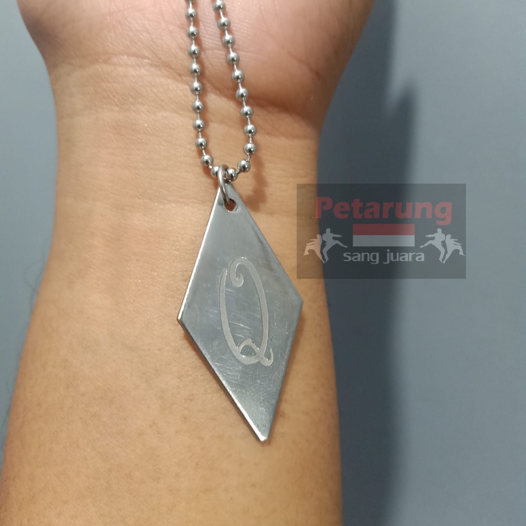 (petarung original) kalung ikspi qontak monel kalung qontak kera sakti kalung identitas kera sakti