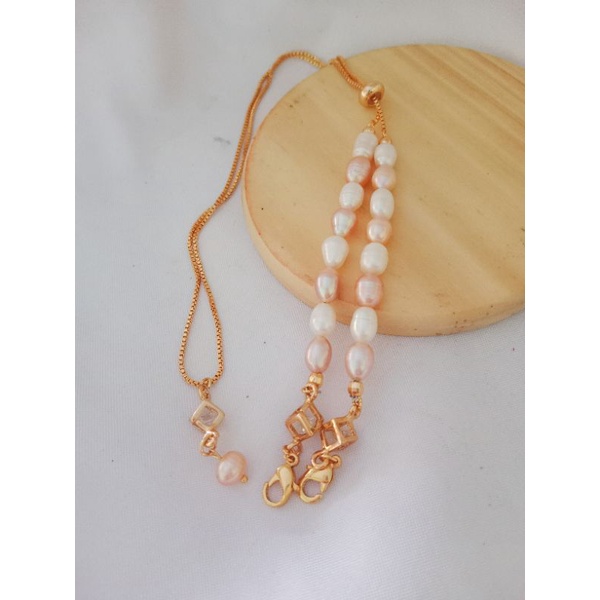 Tali masker  mutiara asli lombok