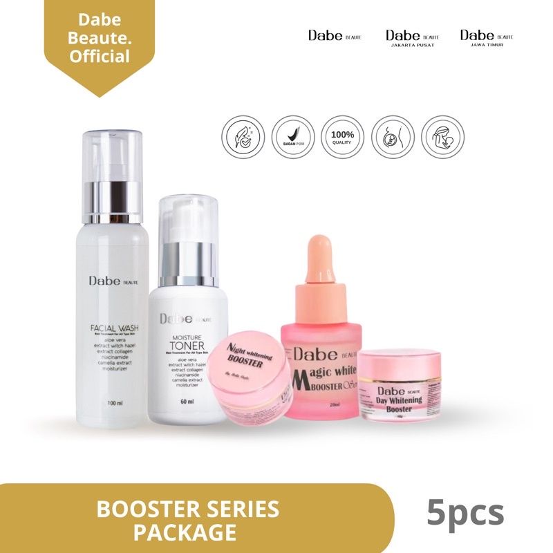 Dabe Beaute Booster Series Package (Tambah FW+Toner)