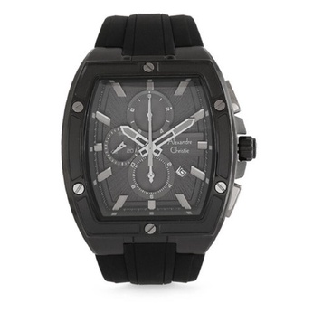 Alexandre Christie Men  AC 6625 MCRIPBA Rubber black full
