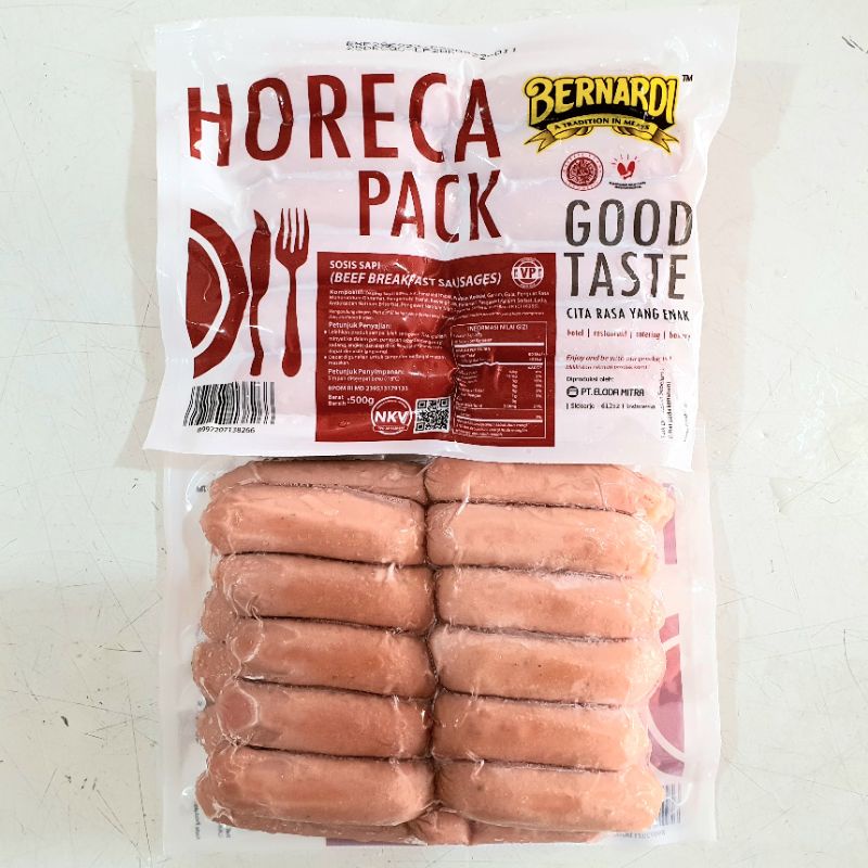 Bernardi Sosis Sapi Beef Breakfast Sausage 500g