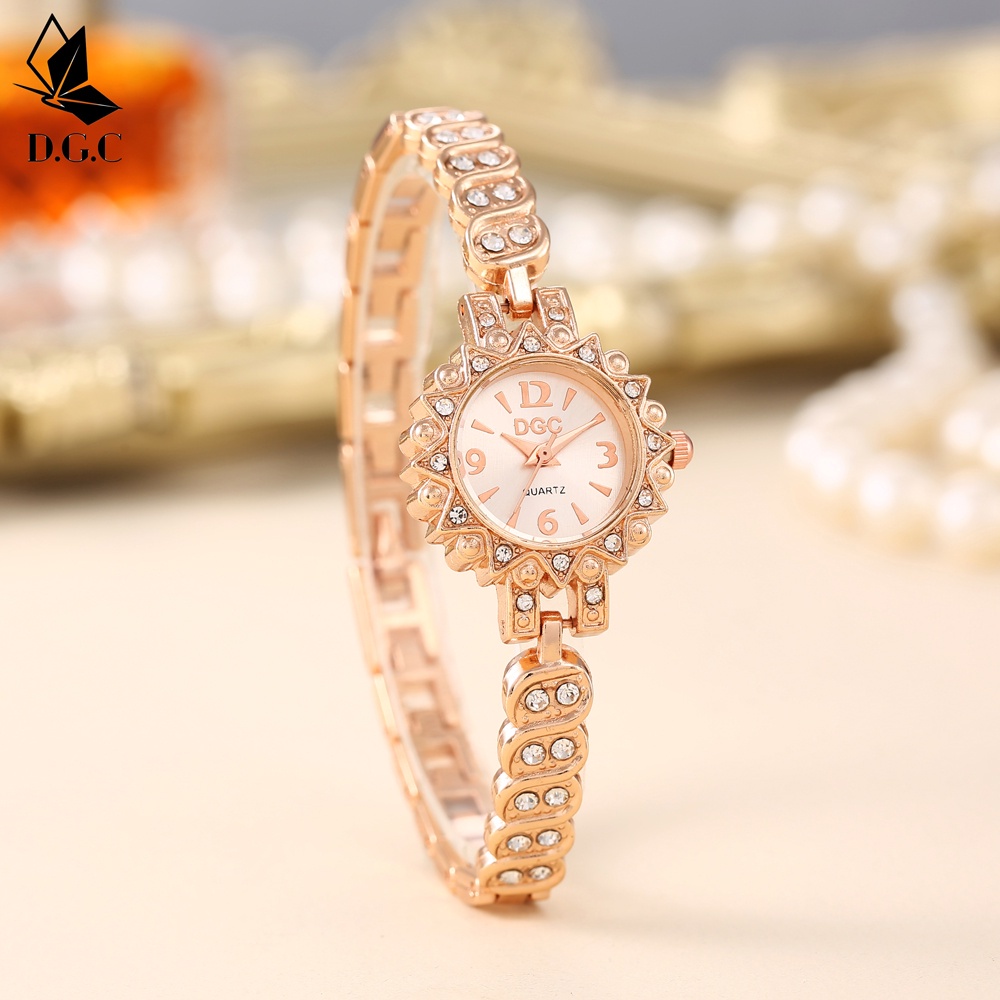 COD✅Jam Tangan Wanita Cewek Segi Full Stainless Aktif Diamond Quartz Import Fashion W242