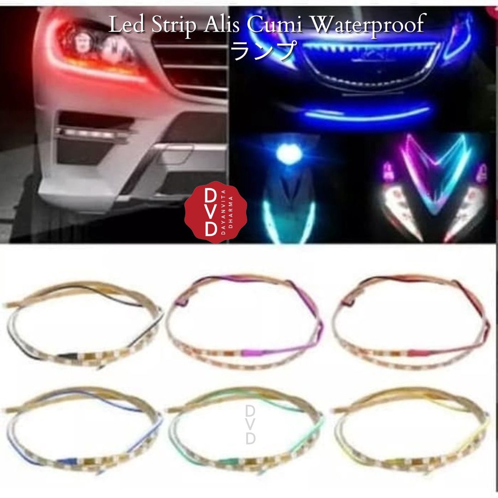 Lampu Cumi 45 cm Led - Lampu Strip Alis Cumi Waterproof