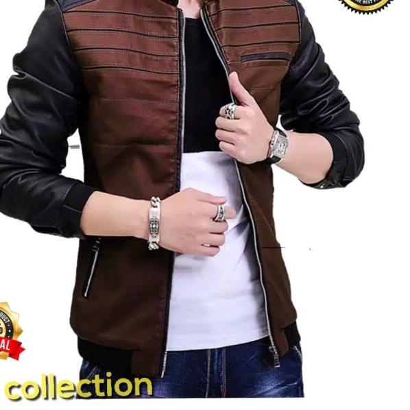 Jaket Kulit Pria Original Import Keren Casual Jaket Cowok Terbaru