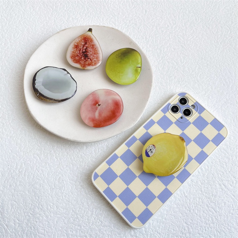 Stand Bracket Airbag Holder Handphone Universal Portable Bentuk Buah Untuk iPhone / Android