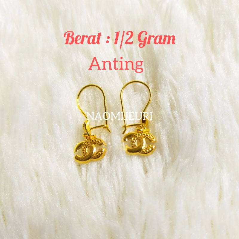 ANTING CHANNEL EMAS MUDA SETENGAH GRAM