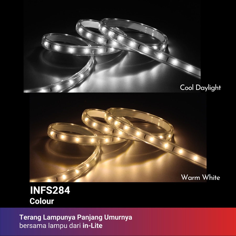 IN-LITE INFS284 7W/M LAMPU LED STRIP OUTDOOR IP65 220V 60S METERAN