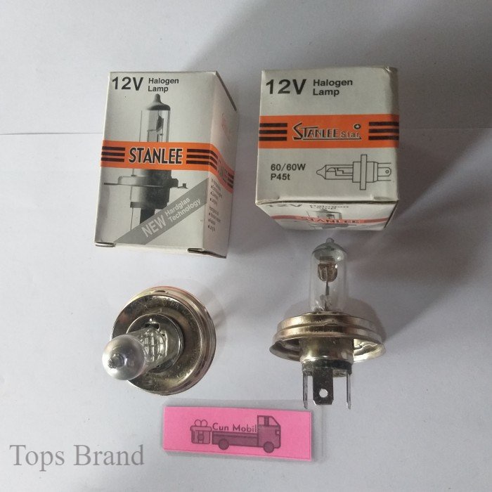 Topsbrand BOHLAM HALOGEN H4 12V P45T 60 /60W STANLEE STAR