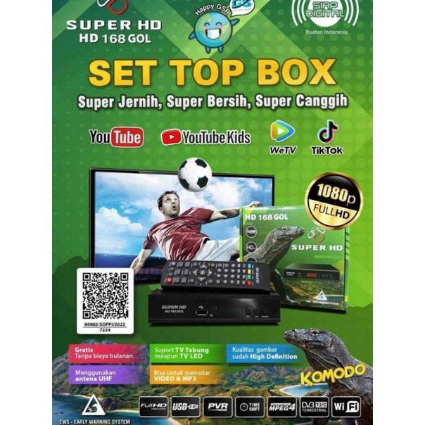 Set Top box full HD komodo