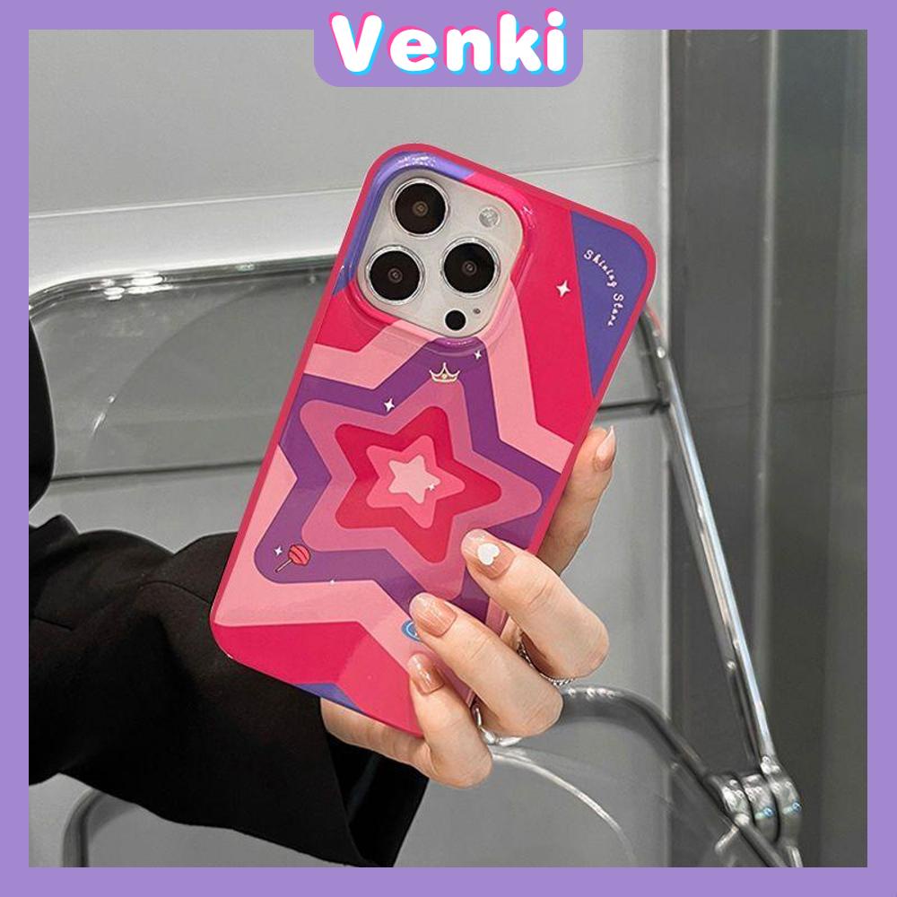 Case iPhone 14 Pro Max TPU Soft Case Start Circle Glossy Pink Purple Candy Case Camera Protection Shockproof For iPhone 14 13 12 11 Plus Pro Max 7 Plus X XR