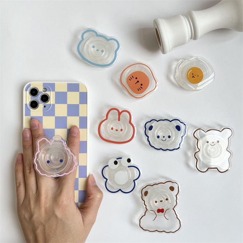 [TPC] Dudukan Ponsel Lucu Pop Socket HP Aesthetic Handphone Bear AH LL008