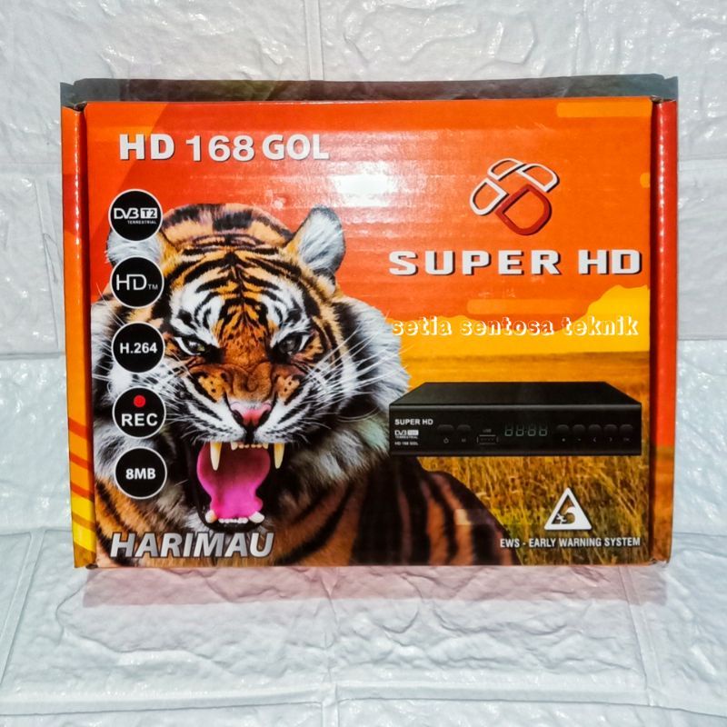 Set Top Box Super HD HARIMAU 168 GOL