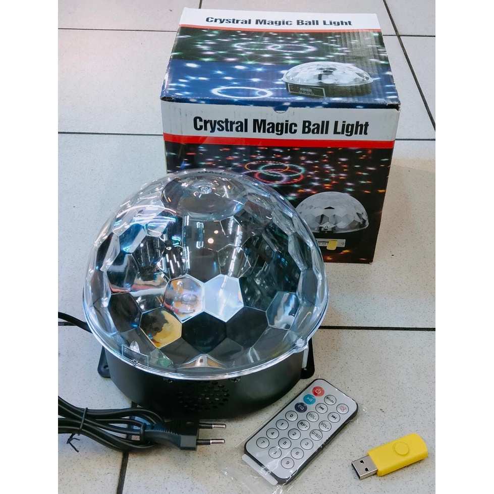 LAMPU DISCO LAMPU LED PARTY LAMPU LED DISCO CRYSTAL LED PARTY MAGIC BALL