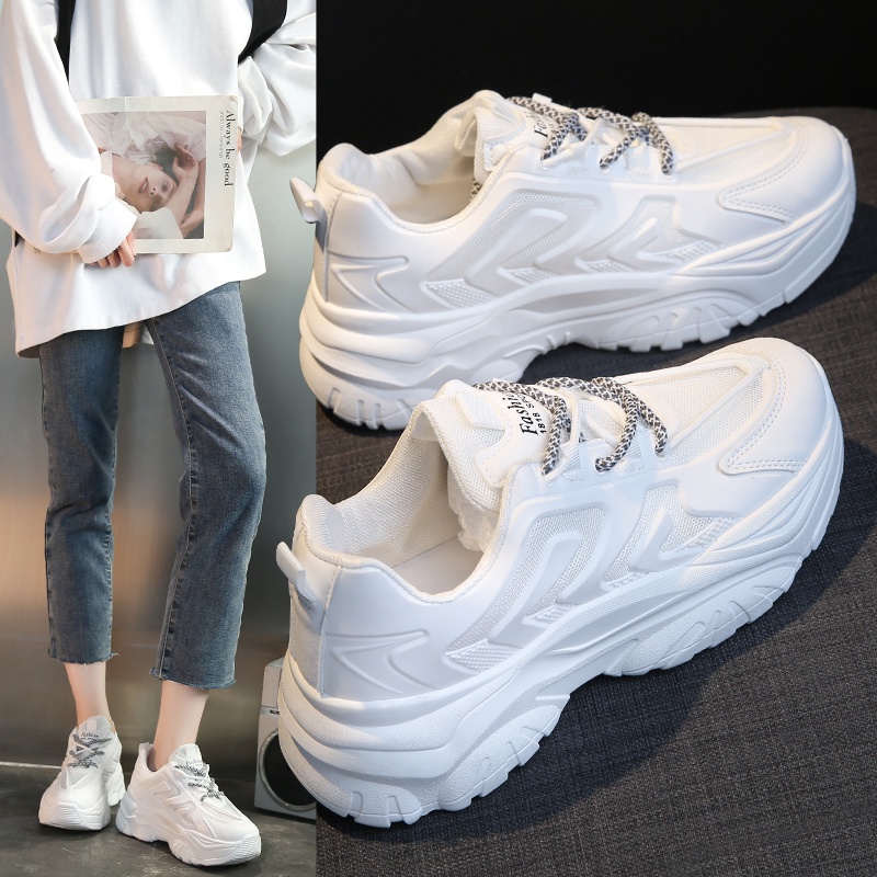 CaniKorea &quot;FREE BOX&quot; JunHoo Sepatu Sneakers Wanita Fashion Korea 9184